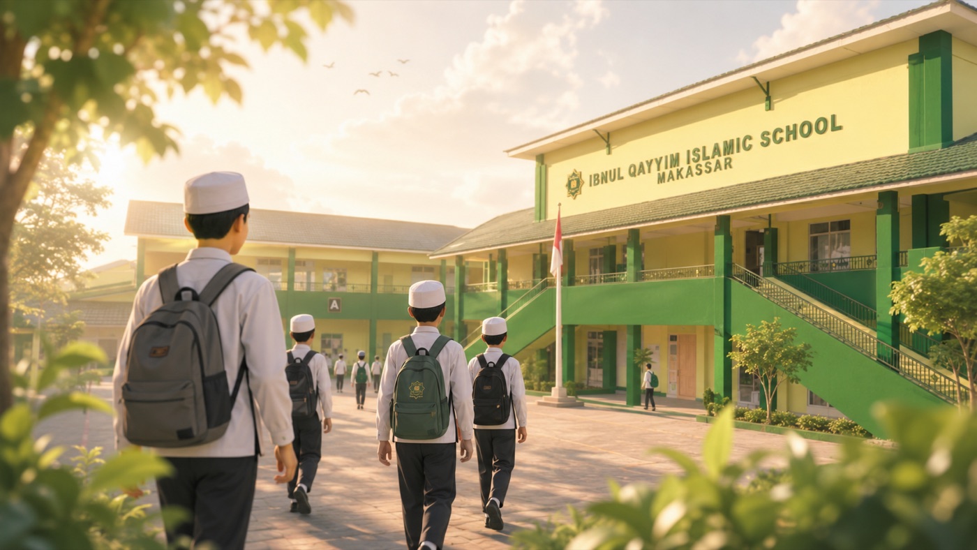 Suasana belajar di Ibnul Qayyim Islamic School